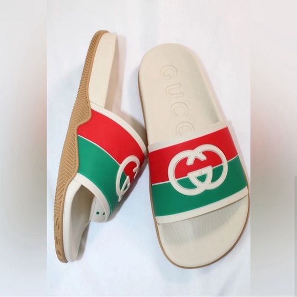 GUCCI slides with interlocking GG- Authentic NWB - Picture 2 of 4